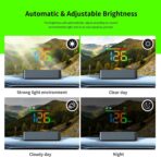 Heads Up Display for Cars, Car HUD H4, gps Speedometer, First Colorful, Large Font Digital Speedometer GPS with Speed, Compass, Automatic Sensing, Speeding Alarm, Suitable for All Cars. - Image 4