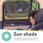Nuby x Safe in The Seat Pop-Open Car Sun Shades - 2 Piece Set - Static Cling Window Shades for Baby in Car - UV Protection, Easy Install, and Universal Fit - Image 2