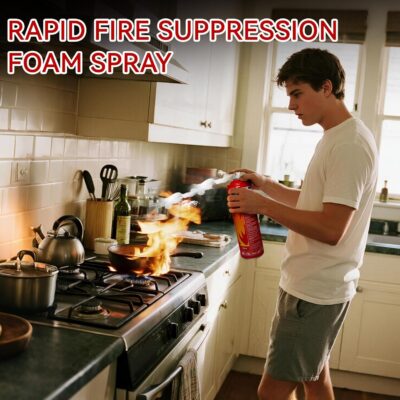 4-Pack Fire Extinguisher with Mount Brackets，Portable for Home, Kitchen, Car, Boat，BBQ -Multi-Purpose Fire Protection - Image 3