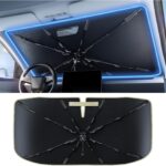 Windshield Sun Shade Umbrella for Ford Maverick 2022-2026 Accessories, [Vinyl Coating Heat Shield] Protect Car from Sun Rays & Heat Damage Keep Cool and Protect Interior