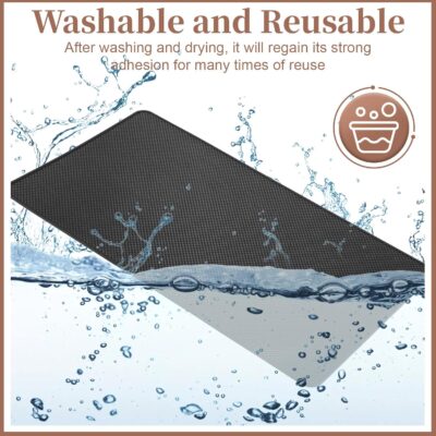Dash Mat for Car, Anti Slip Dashboards Mat, 10.8" x 6.4" Dashboard Sticky Pads, Car Dash Non Slip Mat, Dashboard Accessories for Cell Phone, Sunglasses, Keys Electronic Devices - Image 3