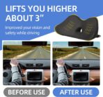Lumbar Support Pillow for Car, 2 in 1 Memory Foam Lower Back Support Cushion, Fill Bucket Seat and Sciatica Pain Relief Pillow, Back Support Pillow for Car, Office Chair, Wheelchair. - Image 2