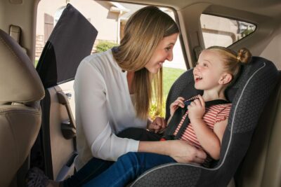 Magnelex Sock Style Window Shades for Baby Block Sun Rays to Keep Passengers, Pets and Car Interior Cool and Comfortable Elasticized Universal Mesh Shades Fit Most Vehicles (2 Pack) - Image 4