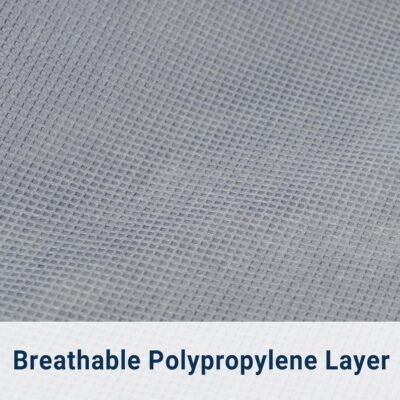 Season Guard Car Cover Dirtproof, Water-Resistant, Breathable, Snow Dustproof, Indoor and Limited Outdoor Car Covers Fits Sedans up to 200", Gray - Image 5