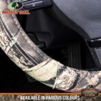 Mossy Oak Full Camo Steering Wheel Cover - Made from Premium Cotton Twill, Universal Fit for 14 1/2 to 15 inches - Official Licensed Product - Image 4