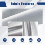 Kayme 6 Layers Car Cover Custom Fit for Hyundai Elantra (2006-2025) Waterproof All Weather for Automobiles, Outdoor Full Cover Rain Sun UV Protection.Silver - Image 2