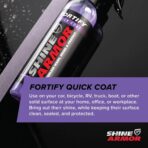 Car Wax Spray and Ceramic Coating for Cars - 3 in 1 Waterless Car Wash and Detailing - Quick Effect Coating Agent for Car - High Gloss Car Coating Spray, Shiny Car Stuff by Shine Armor - 8FlOz - Image 7