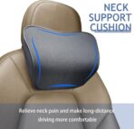 Car Neck Pillow for Driving, Soft Car Neck Pillow Memory Foam Neck Support Pillow, Comfortable Ergonomic Design for Travel, Cervical Support and Neck Pain Relief (Black, 1Pcs) - Image 6