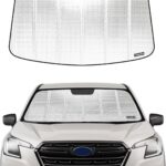 Windshield Sun Shade for Subaru Forester 2022-2024 with Eyesight Driver Assist. Reflective Aluminum Film Front Window Sunshade - BLAZBLOCK