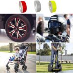 3 Rolls High-Visibility Reflective Tape - Waterproof Self-Adhesive Safety Stickers for Outdoor Nighttime Visibility, Trailers, Apparel, Vehicles (1 in x 30 ft.) - Image 2