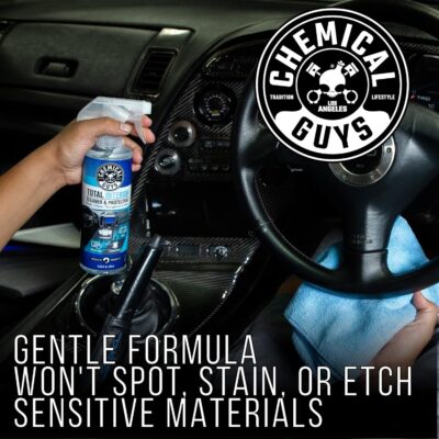 Chemical Guys Total Interior Cleaner & Protectant Interior Cleaner, Cleans & Protects Leather, Vinyl, Plastic, Rubber, Glass with a Streak-Free Finish — Cars, Trucks, SUVs, RVs, 16 oz - Image 6