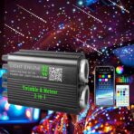 VASTFIRE Starlight Headliner Kit – 1300pcs Twinkle Meteor Fiber Optic Star Lights for Car, Bluetooth APP & Remote Control, RGBW Color Changing, DIY Interior Roof Ceiling Light, Sound Sync LED Kit - Image 2