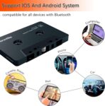 Arsvita Car Audio Bluetooth Wireless Cassette Receiver, Tape Player Bluetooth 5.0 Cassette Aux Adapter, Black - Image 4
