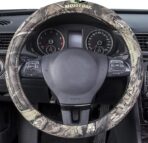Mossy Oak Full Camo Steering Wheel Cover - Made from Premium Cotton Twill, Universal Fit for 14 1/2 to 15 inches - Official Licensed Product