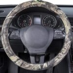 Mossy Oak Full Camo Steering Wheel Cover - Made from Premium Cotton Twill, Universal Fit for 14 1/2 to 15 inches - Official Licensed Product