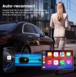 Wireless CarPlay Adapter for iPhone – Plug-and-Play with USB-A Extension & USB-C Connector, Zero Latency, Compatible with 2016+ Cars & iOS 10+ - Image 7