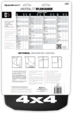 RoadSport 4320 'C' Series Universal Fit Premiere Splash Guard (Black with 4 x 4; 18" Height x 10-3/8" Wide) - Image 4