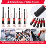 55PCS Car Detailing Kit Interior Cleaner with High Power Handheld Vacuum, Car Detailing Brush Set, Car Cleaning Kit, Drill Brush Set, Car Cleaning Tools Brushes for Interior, Exterior, Wheels - Image 3