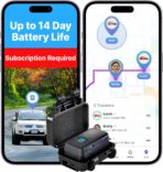 Spytec Atlas GPS Tracker for Vehicles & Kids (Subscription Required) | Up to 14-Day Battery Life | Waterproof Magnetic Case, Geofencing, Portable Real Time Mini GPS Car Tracker w/Lifetime Support