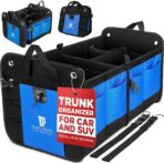 TRUNKCRATEPRO Car Trunk Organizers | Trunk Organizer, Car Storage Organizer - Premium Compartments Collapsible Portable car trunk organizers and storage for SUV (Large Capacity)