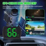 GPS Digital Speedometer for Car, Universal HUD Speed Meter with Large LED Display, Plug and Play Speed Display for Drivers Golf Cart Truck SUV and All Vehicles - Image 5