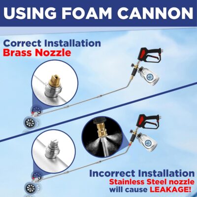 RIDGE WASHER Pressure Washer Undercarriage Cleaner, 16 Inch Undercarriage Washer with Foam Cannon, Under Car Cleaner with Straight Extension Wand, 4000 PSI - Image 2