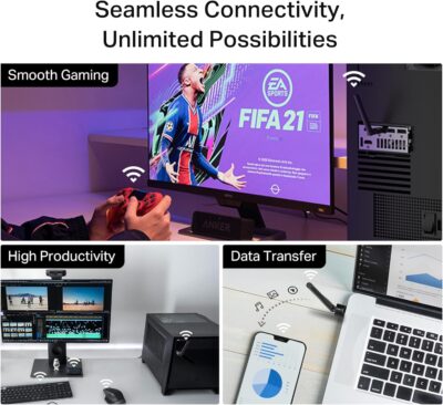 TP-Link USB Bluetooth Adapter for PC, Bluetooth 5.3 Long Range Receiver, Plug and Play, Adjustable Antenna, Supports Windows 11/10/8.1/7 for Desktop, Laptop, Keyboard, Mouse, etc (UB500 Plus) - Image 9