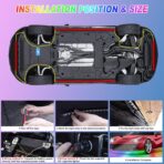 Kairiyard 4Pcs Underglow LED Lights for Cars with App Control, RGB Dream Colors Chasing Music Mode Waterproof Underglow kit for Car Truck - Image 9