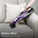 Bissell Pet Hair Eraser Cordless Hand Vacuum, Lithium Ion, Home, Auto, and Pet Vacuum, Easy-Empty Dirt Bin, Upholstery Tool, Brush Tool, and Crevice Tool Included, 2390A - Image 3