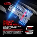 Katana Upgraded H11 Light Bulbs, 18000LM 6500K Xenon White Super Bright Mini Size with Cooling Fan, HB3 Canbus Ready Fog Light, Pack of 2 - Image 5