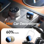 Wireless Carplay Adapter, 60% Smaller, 3X Auto-Connect, No Latency, Plug&Play, Bluetooth&WiFi, for Apple Carplay Wireless Adapter, Mini Dongle for iPhone 5~17 & 927+ Cars, USB A/C (Deep Black) - Image 2