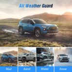 Nilight Mud Flaps for Toyota RAV4 2019 2020 2021 2022 2023 2024 2025 2026, Easy Installation Precision Fit Exterior Accessories Heavy-Duty Splash Guards Protection, Front & Rear Set - Image 4