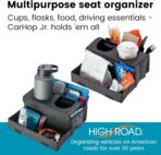 High Road CarHop Jr - Car Organizer with Cup Holders and Storage or Eating Tray for Car - Front Seat Organizer for Drivers and Back Seat Organizer for Kids and Adults - Image 2