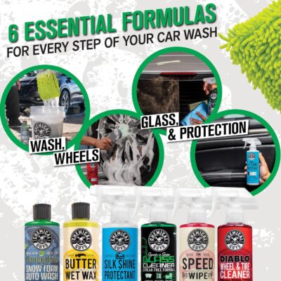Chemical Guys 16-Piece Arsenal Builder Car Wash Kit with Foam Cannon, Bucket, and 6 x 16 oz Care Chemicals - Car Detailing Kit Works with Pressure Washers, Trucks, SUVs, Motorcycles, and More - Image 5