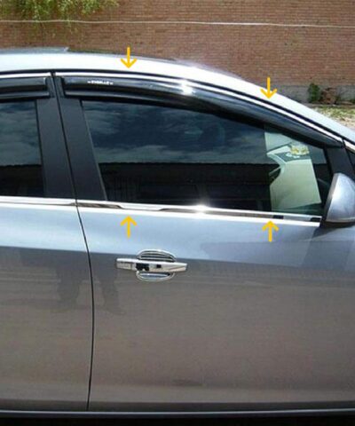 Zlirfy 25Ft Automotive Chrome Trim Molding,Universal Decorative Scratch-Proof Decorative Protect Sticker,1/2" Wide Car Body Chrome Trim Strip for Motor Truck RV Door Window Bumper (Silver) - Image 5