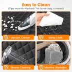 MIXJOY Dog Seat Cover for Back Seat Waterproof Dog Seat Covers for Cars, Car Seat Protector for Dogs, Nonslip Back Seat Cover for Trucks & SUV - Image 8