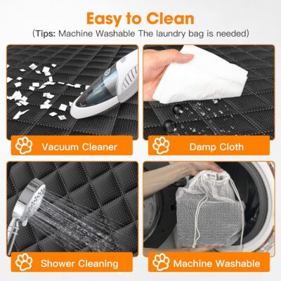 MIXJOY Dog Seat Cover for Back Seat Waterproof Dog Seat Covers for Cars, Car Seat Protector for Dogs, Nonslip Back Seat Cover for Trucks & SUV - Image 8