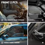 CLIM ART Magnetic Car Window Sunshade for Toyota Sienna 2021-2026, 2 Pc.Set, Side Glass Covers Screen, Block Sun Rays Curtains, Window Shield Sun Shade in Cars, Camping Accessories - MS0176 - Image 5