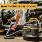 Vacmaster Professional Beast Series VFB511H 0201 5-Gallon 5.5 Peak HP Wet/Dry Vac, Black - Image 3