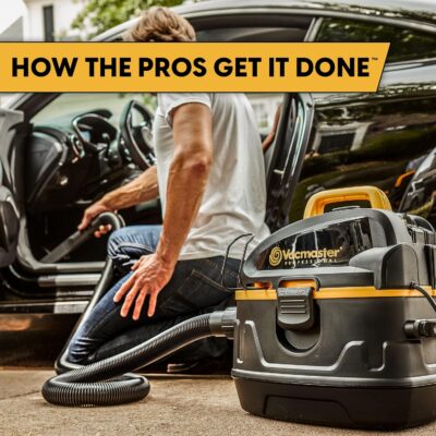 Vacmaster Professional Beast Series VFB511H 0201 5-Gallon 5.5 Peak HP Wet/Dry Vac, Black - Image 3