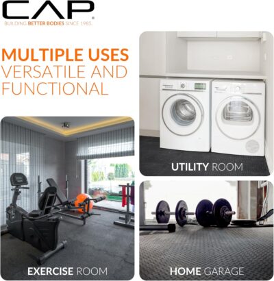 CAP Puzzle Exercise Mats | 1/2” Thick EVA Interlocking Foam Tiles for Home Gym Flooring | Multiple Options - Image 7