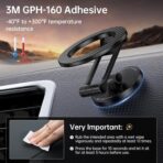 SYNCWIRE Fits MagSafe Car Mount, Magnetic Phone Holder for Car Dashboard, [Flexible Three-axis] 360° Rotation Magnetic Car Mount Strong Magnets Car Phone Holder for iPhone 17 16 15 14 Pro Max - Image 7