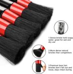 10pcs Auto Car Detailing Brush Set Car Interior Cleaning Kit Includes 5 Boar Hair Detail Brush,3 Wire Brush, 2 Air Vent Brush for Cleaning Car Interior Exterior, Dashboard Engines Leather Wheel - Image 2