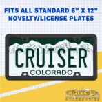Cruiser Accessories 16130 Dazzle License Plate Frame, Chrome - Image 5