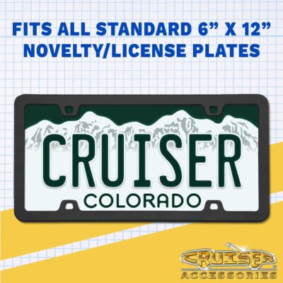 Cruiser Accessories 16130 Dazzle License Plate Frame, Chrome - Image 5