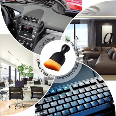 3 PCS Car Interior Detail Dust Brush,Soft Car Interior Detailing Kit Tools,Dash Duster Brush for Auto,Truck,SUV,RV Interior Cleaning - Image 7