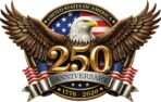 2pcs 250th Anniversary USA Car Decal Sticker, USA Patriotic 4th of July 1776–2026 Vinyl for Car, Truck, Window, Laptop, 250 Years American Independence Bumper Stickers