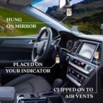 Belle La Vie Car Air Fresheners Gift Set | Luxury Perfume-Inspired Car Air Freshener for Women | Strong and Sophisticated Car Scents for Women | Refillable Essential Oil Infused Car Cologne by Perfa - Image 8