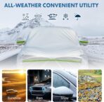 KEYOOG 6-layer Full Car Cover Is All-weather Waterproof, Universal In All Seasons, Snow Prevention, Rainproof, Acid Rainproof, Sunscreen, Ultraviolet-proof, Universally Applicable To Sedan (188"-198") - Image 3