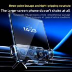 Wireless Car Charger, 2026 Upgrade 15W Fast Charging with LED Light Auto Clamping Phone Holder for iPhone 16/15/14/13 Mini Pro Max, Samsung Galaxy S25 Ultra, S24/S23 etc (Black) - Image 6